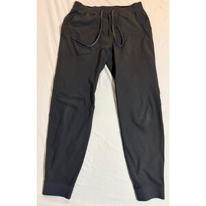 Lululemon ABC Jogger Mens Large Black Gray Athletic Performance Pants Size Large